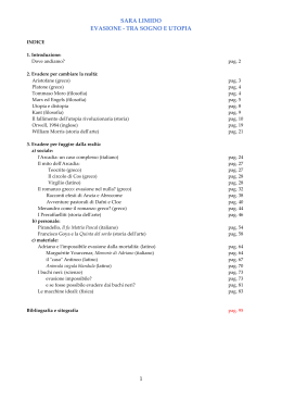 SARA LIMIDO EVASIONE - TRA SOGNO E UTOPIA 1