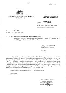 Testo licenziato dalla Commissione