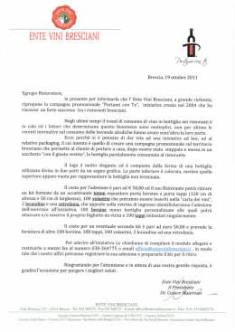 Modulo di adesione - Ente Vini Bresciani