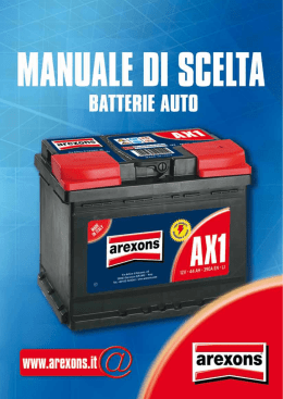 Il manuale di scelta &egrave; anche consultabile all`indirizzo