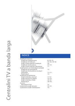Centralini TV a banda larga