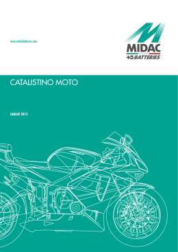 CATALISTINO MOTO - Midac Batteries