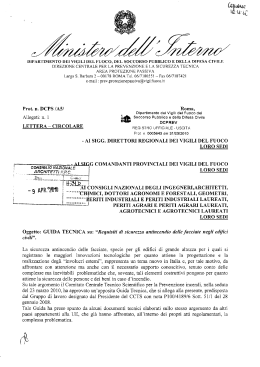 dipartimento dei vigili del fuoco, del soccorso pubblico e della difesa