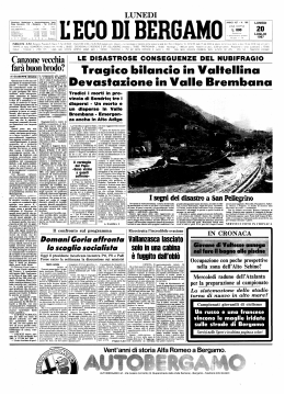 Tragico bilancio in Valtellina