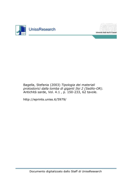 I![J - UnissResearch - Universit&agrave; degli Studi di Sassari