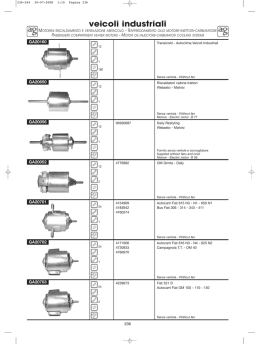 Veicoli industriali - Varie