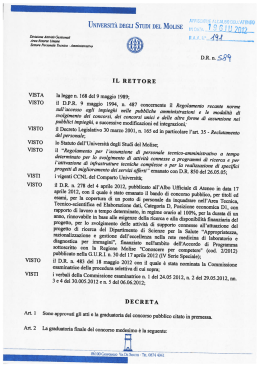 allegato n. 1 - Albo di Ateneo - Università degli Studi del Molise