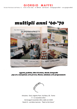 Multipli - Anni `60-`70