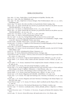 Specimen Bibliografia