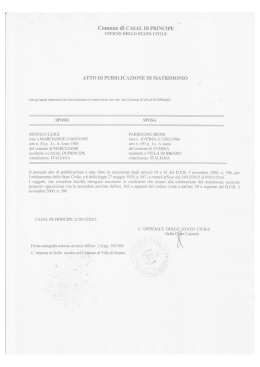 Documento - Comune di Casal di Principe