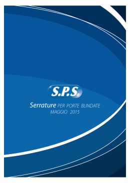Serrature PER PORTE BLINDATE MAGGIO 2015