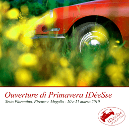 ouverture di primavera ideesse 2010