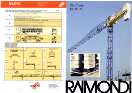 City Crane - Noleggio gru edili