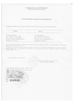 Documento - Comune di Casal di Principe
