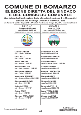 manifesto candidati