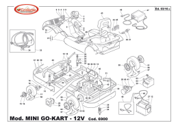 Mod. MINI GO-KART - 12V cod. 6900