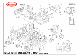 Mod. MINI GD-KART - 12V cod. 6900