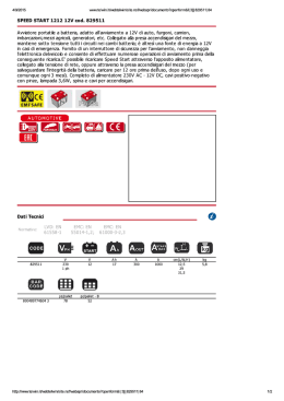 SPEED START 1212 12V cod. 829511