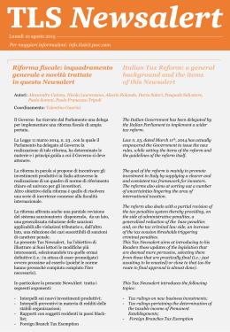 10 agosto 2015 - PwC Tax and Legal Services