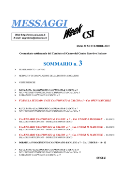 MessaggiWeek3