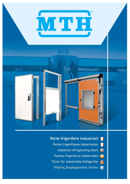 Page 1 Porte frigorifere industriali I Portes frigorifiques industrielles l