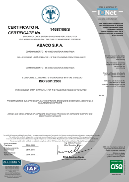 ISO 9001:2008 Certified Quality System