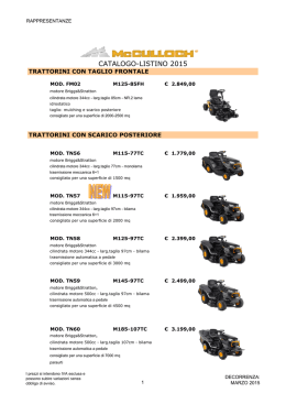 MC CULLOCH.catalogo-listino 2015 - rappresentanze