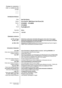 VIA A. DIAZ 84 - 09045 QUARTU SANT`ELENA (CA) 070