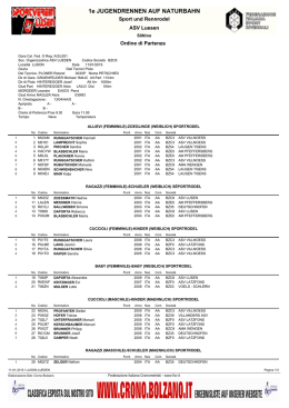 Ordine di Partenza [FISI]