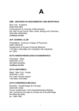 ABB : ARCHIVES OF BIOCHEMISTRY AND BIOPHYSICS New York