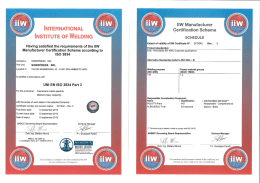 |NSTITUTE OF WELDING