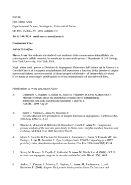 Curriculum Vitae e Attivit&agrave; Scientifica