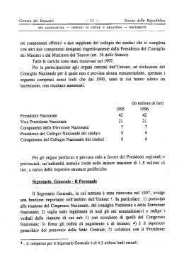 dei Ministri e dal Ministero del Tesoro (art. 36 dello