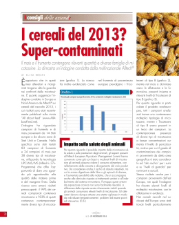 I cereali del 2013? Super-contaminati