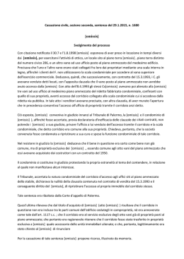 [omissis] - Amministratore di Condominio a Roma