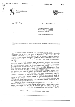 Analisi sulla mortalità (file 230Kb)