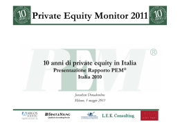 5 maggio 2011 jd - Private Equity Monitor