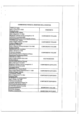 COMMISSIONI ESAMI AVVOCATO SESSIONE 2015