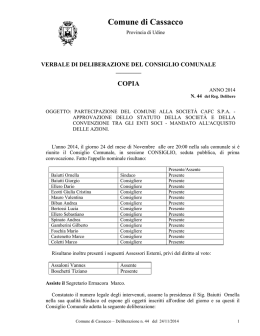 Visualizza allegato - Comune di Cassacco