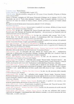 Curriculum - Istituto Comprensivo Betti