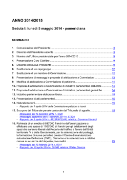 seduta costitutiva per la legislatura 1999/2003
