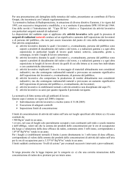 La normativa Italiana di Radioprotezione attualmente in vigore è il