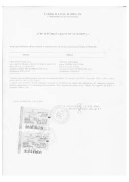 Documento - Comune di Casal di Principe