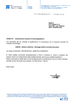 Sede legale Terna SpA - Viale Egidio Galbani, 70