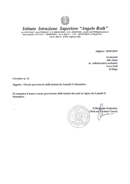 Via s. Diez 9 - 07041 Alghero (SS)