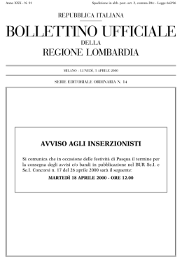 Serie Ordinaria - N. 14 - 3 aprile 2000