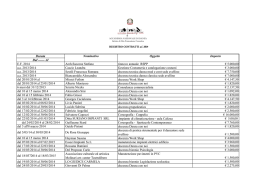 Durata Dal ------ Al E.F. 2014 Arch.Saccone Stefano rinnovo annuale