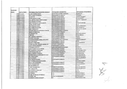 NUMERO TIPOLOGIA SOGGETTO