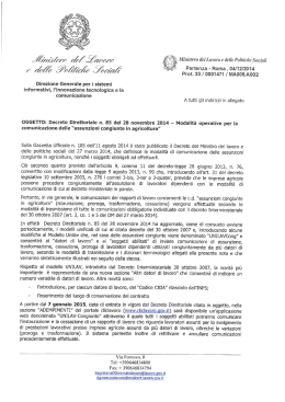 Nota del 4 dicembre 2014
