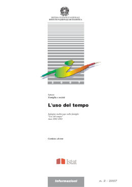 Inf_07_02_L`uso del tempo - Anni 2002-2003